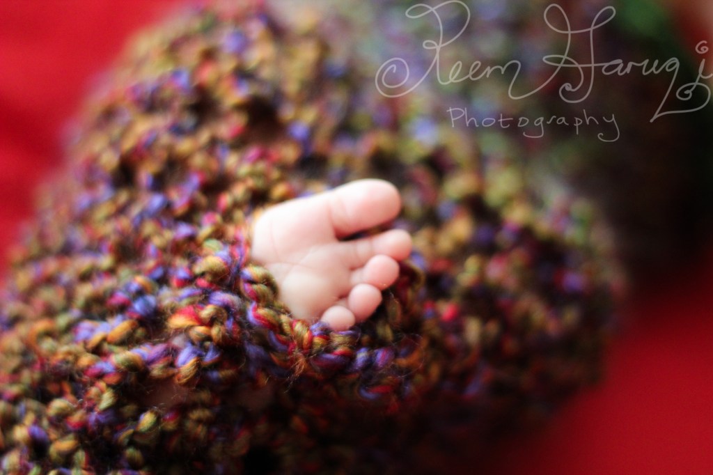 newborn feet photography